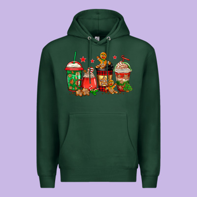 Christmas Cookies Coffee Premium Hoodie Designed By Jasminsmagicworld