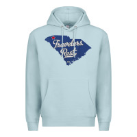 Blue Mist travelers rest south carolina sc map Premium Hoodie - trangStudio