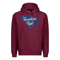 Burgundy travelers rest south carolina sc map Premium Hoodie - trangStudio