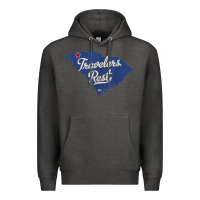 Charcoal Heather travelers rest south carolina sc map Premium Hoodie - trangStudio