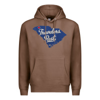 Chestnut travelers rest south carolina sc map Premium Hoodie - trangStudio
