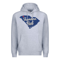 Heather Grey travelers rest south carolina sc map Premium Hoodie - trangStudio