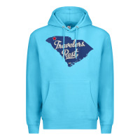 Ocean Blue travelers rest south carolina sc map Premium Hoodie - trangStudio
