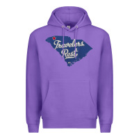 Purple travelers rest south carolina sc map Premium Hoodie - trangStudio