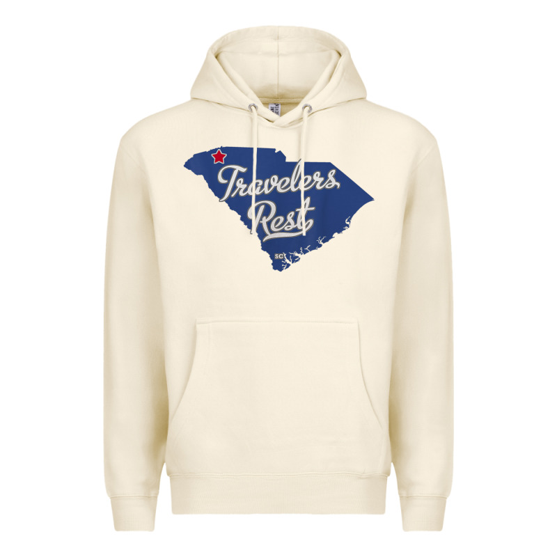 Travelers Rest South Carolina Sc Map Premium Hoodie by trangStudio | Teevron