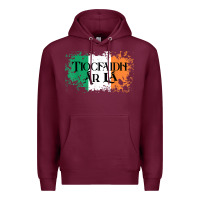 Burgundy Tiocfaidh Ar La Vintage Ireland Irish Flag Gifts For Men Premium Hoodie - trangStudio