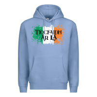 Colony Blue Tiocfaidh Ar La Vintage Ireland Irish Flag Gifts For Men Premium Hoodie - trangStudio