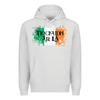 Dove Grey Tiocfaidh Ar La Vintage Ireland Irish Flag Gifts For Men Premium Hoodie - trangStudio
