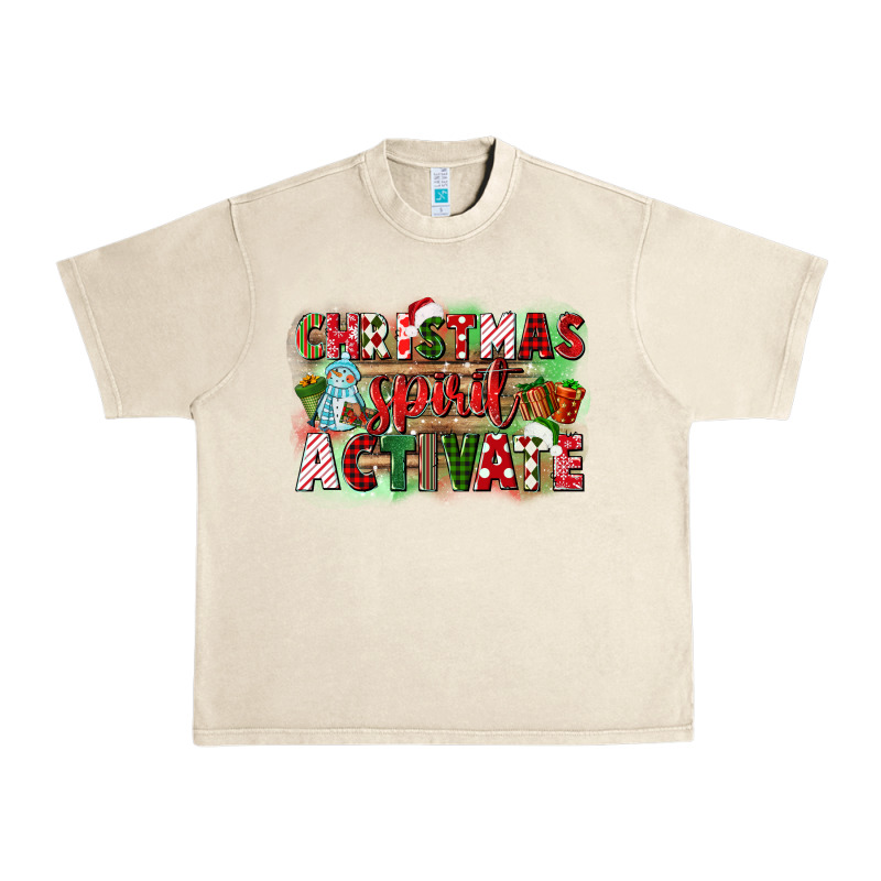 Christmas Spirit Activate Urban Heavy Tee by CowGirlArtShop | Teevron