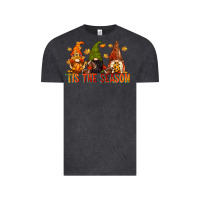 Vintage Black tis the season gnomes Vintage Tee - CowGirlArtShop
