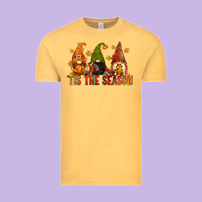 Tis The Season Gnomes Vintage Tee Designed By Cowgirlartshop
