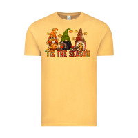 Vintage Mustard tis the season gnomes Vintage Tee - CowGirlArtShop