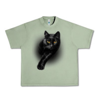Oil Green Black Cat Yellow EyesCats Tee Shirt Gifts Urban Heavy Tee - trangStudio