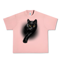 Salmon Black Cat Yellow EyesCats Tee Shirt Gifts Urban Heavy Tee - trangStudio