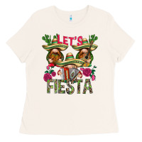 Bone Let's Fiesta with gnomes Ladies Tee - NancyCooperArtShop