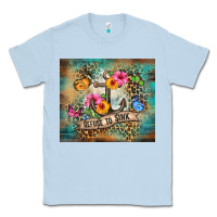 Dusty Blue western refuse to sink tumbler tbs Classic Tee - TumblerDesignByShophia