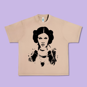 Vintage Leia Urban Heavy Tee Designed By Trangstudio