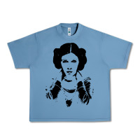 Pebble Blue vintage leia Urban Heavy Tee - trangStudio