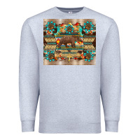 Heather Grey bear native animal  pelt  tumbler Premium Sweatshirt - BarkalooDesign