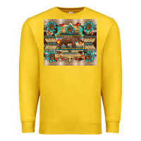 Lemon bear native animal  pelt  tumbler Premium Sweatshirt - BarkalooDesign