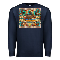 Navy bear native animal  pelt  tumbler Premium Sweatshirt - BarkalooDesign