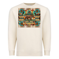Sandshell bear native animal  pelt  tumbler Premium Sweatshirt - BarkalooDesign