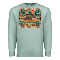 Seafoam bear native animal  pelt  tumbler Premium Sweatshirt - BarkalooDesign