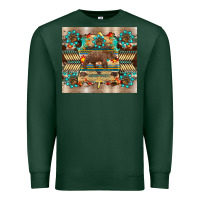Sports Green bear native animal  pelt  tumbler Premium Sweatshirt - BarkalooDesign
