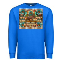 True Royal bear native animal  pelt  tumbler Premium Sweatshirt - BarkalooDesign