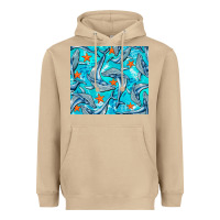 Mushroom humpback whale tumbler Heavyweight Hoodie - BarkalooDesign