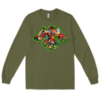 Army Green christmas western thunderbird Long Sleeve Tee - RanaPortraitStore
