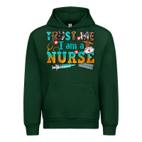 Forest Green trust me i am a nurse Urban Hoodie - AdoDesignShop