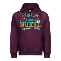 Mauve Wine trust me i am a nurse Urban Hoodie - AdoDesignShop