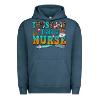 Pigment Midnight Navy trust me i am a nurse Urban Hoodie - AdoDesignShop