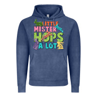 Vintage Denim Little mister hops a lot Easter Day Vintage Hoodie - CowGirlArtShop