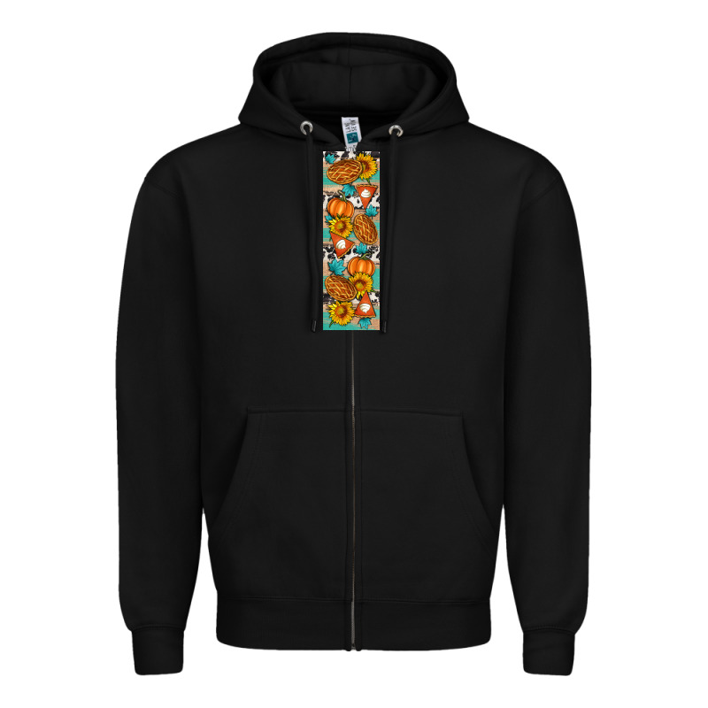 Fall Pie Zipper Hoodie by Artiststas | Teevron