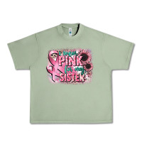 Oil Green i wear pink for my sister Urban Heavy Tee - CowGirlArtShop
