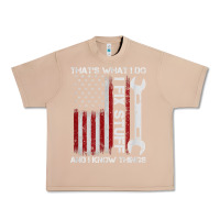 Burro That_s What I Do I Fix Stuff And I Know Things American Flag Urban Heavy Tee - trangStudio
