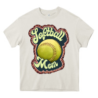 Cream softball mom Heavy Core Tee - JahusDesignShop