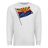 Oatmeal Heather arizona flag Premium Sweatshirt - BarkalooDesign
