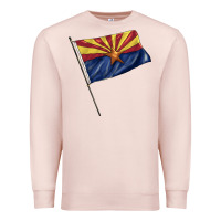 Pale Pink arizona flag Premium Sweatshirt - BarkalooDesign
