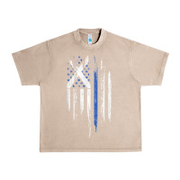 French Oak Scottish American Flag Combo Scotland USA Saltire Gift Urban Heavy Tee - trangStudio