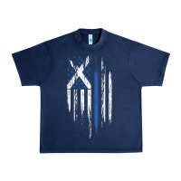 Scottish American Flag Combo Scotland Usa Saltire Gift Urban Heavy Tee | Teevron