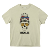 Mossy Western Glitter Aztec Patterned Mom Skull Heavy Core Tee - Bettercallsaul