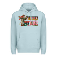 Blue Mist Stuck on You Premium Hoodie - CowhideDigitalArt