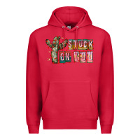 Cardinal Stuck on You Premium Hoodie - CowhideDigitalArt