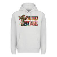 Dove Grey Stuck on You Premium Hoodie - CowhideDigitalArt