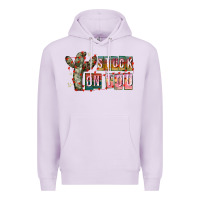 Lilac Stuck on You Premium Hoodie - CowhideDigitalArt