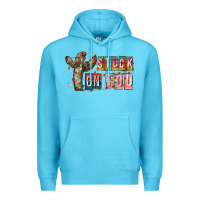 Ocean Blue Stuck on You Premium Hoodie - CowhideDigitalArt
