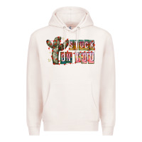 Pale Pink Stuck on You Premium Hoodie - CowhideDigitalArt